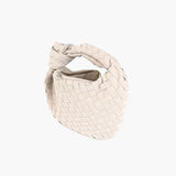 Ilyse | Gevlochten Mini-Tas van Suède