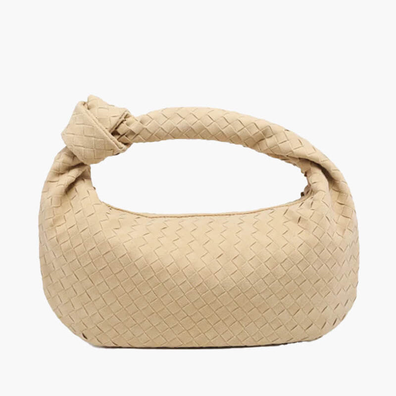 Elicia | Gevlochten Hobo-Tas met Knoopdetail – Stijlvol en Uniek