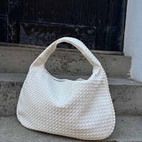 Charlyne | Grote gevlochten Hobo-tas