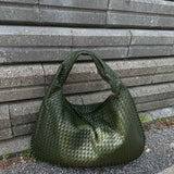 Charlyne | Grote gevlochten Hobo-tas