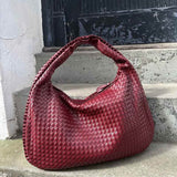 Charlyne | Grote gevlochten Hobo-tas