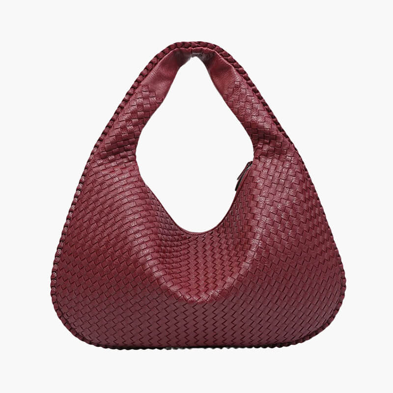 Charlyne | Grote gevlochten Hobo-tas