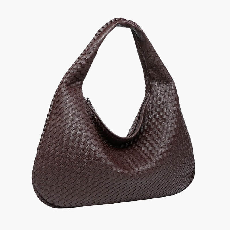 Charlyne | Grote gevlochten Hobo-tas