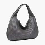 Charlyne | Grote gevlochten Hobo-tas