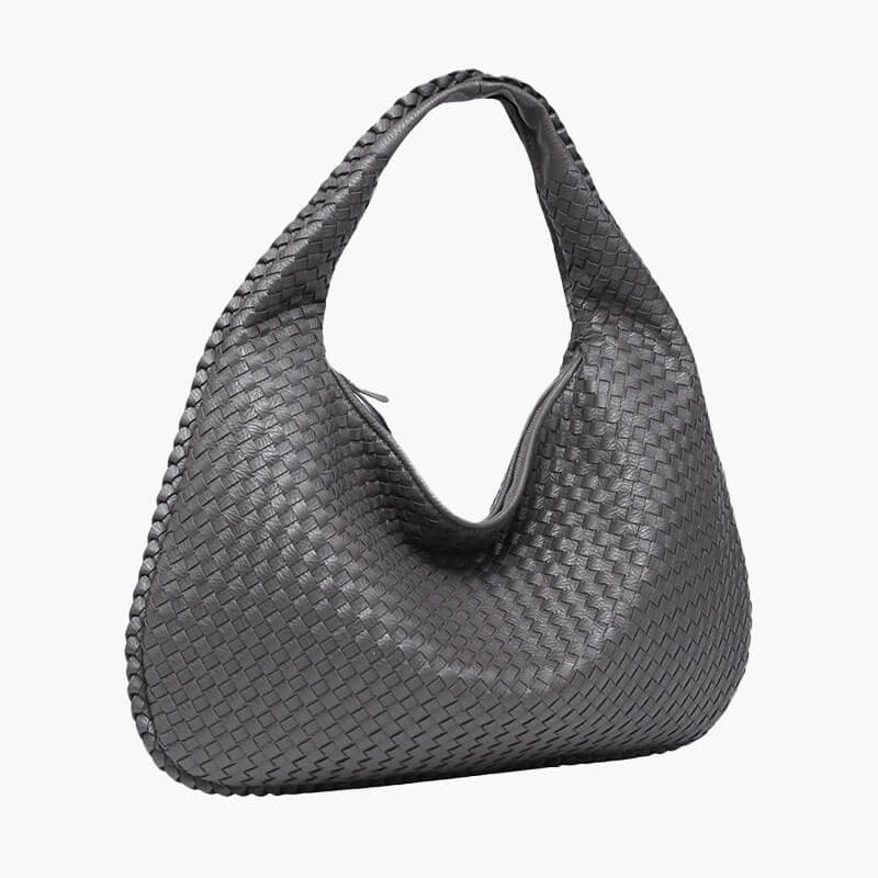 Charlyne | Grote gevlochten Hobo-tas
