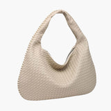 Charlyne | Grote gevlochten Hobo-tas
