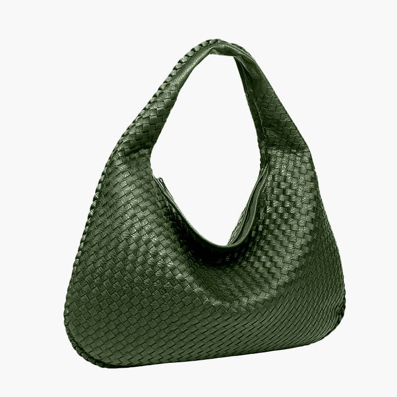 Charlyne | Grote gevlochten Hobo-tas
