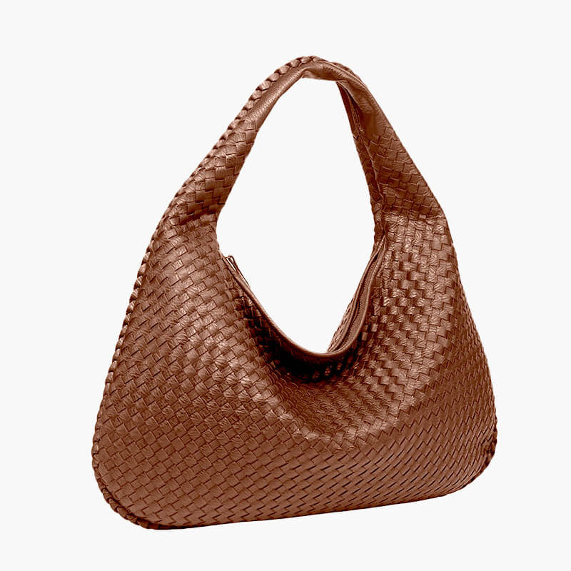 Charlyne | Grote gevlochten Hobo-tas