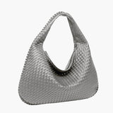 Charlyne | Grote gevlochten Hobo-tas