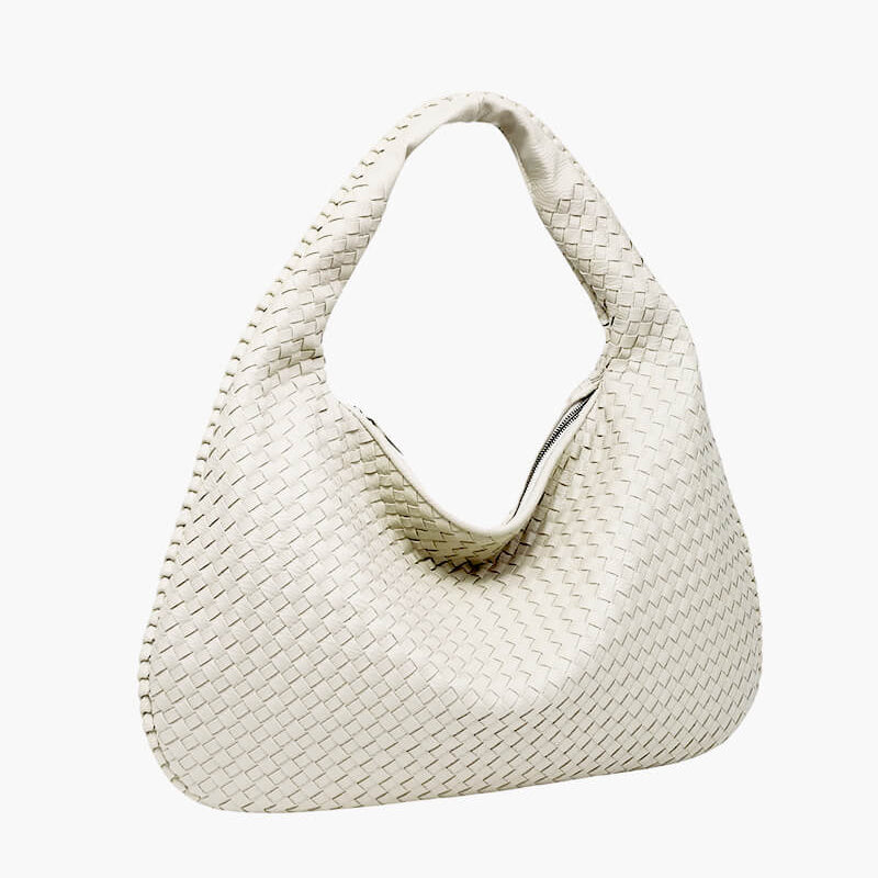 Charlyne | Grote gevlochten Hobo-tas