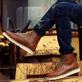 Derk™ Casual Leren Herenboots