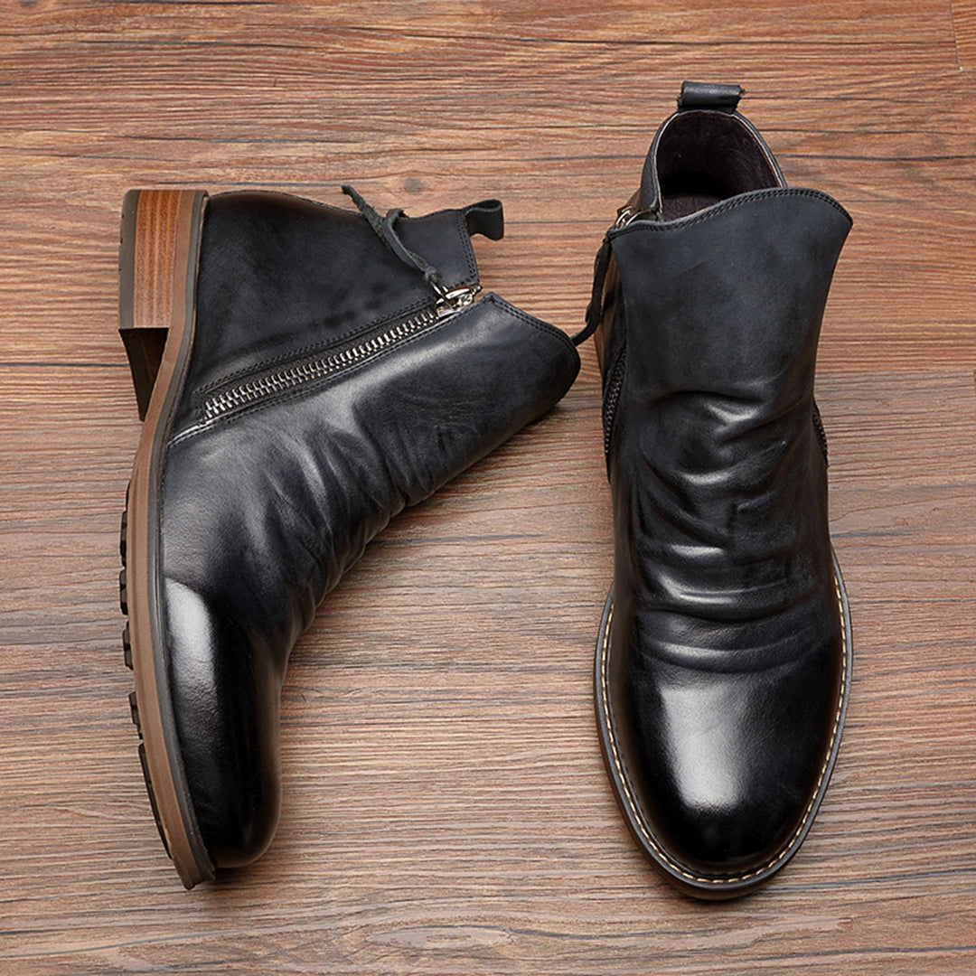 Jelle™ Klassieke Leren Chelsea Boots