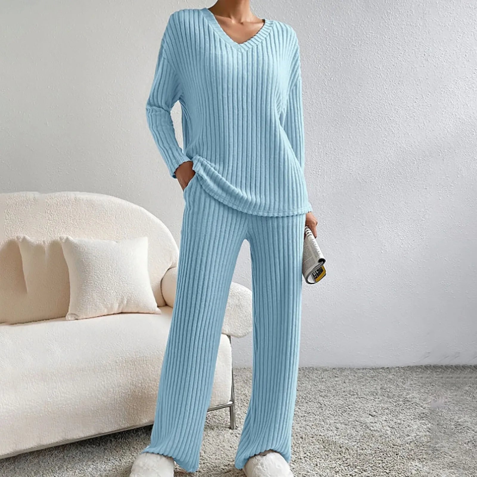 Anja™ Luxe 2-Delige Gebreide Set