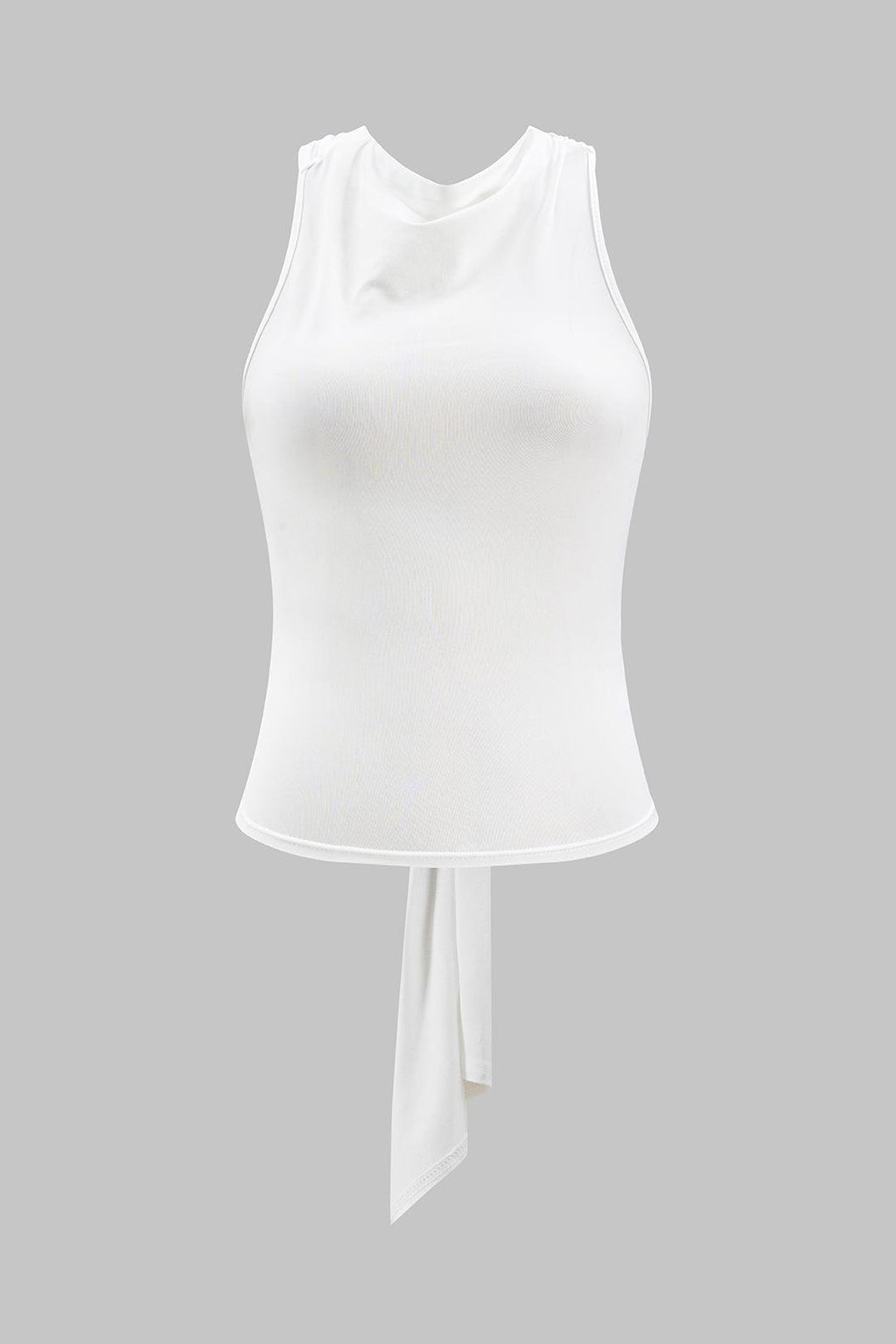 Mallory | Vrouwelijk Haltertop met Wickeldesign & Knoopdetail