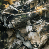 Anna | Off-Shoulder Mesh-Top met Camouflage-Print & Trompetenärmeln