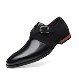 Heren Gespschoenen Luxe Leer Klassiek Elegant