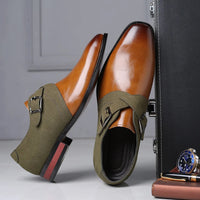 Heren Gespschoenen Luxe Leer Klassiek Elegant