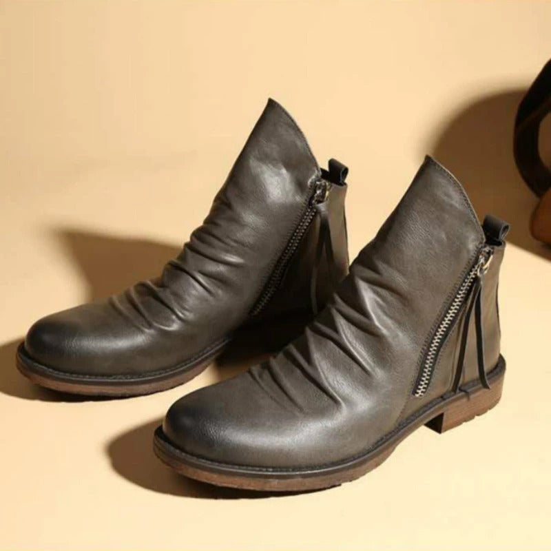 Jelle™ Klassieke Leren Chelsea Boots