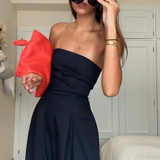 Amara™ Elegante strapless jumpsuit