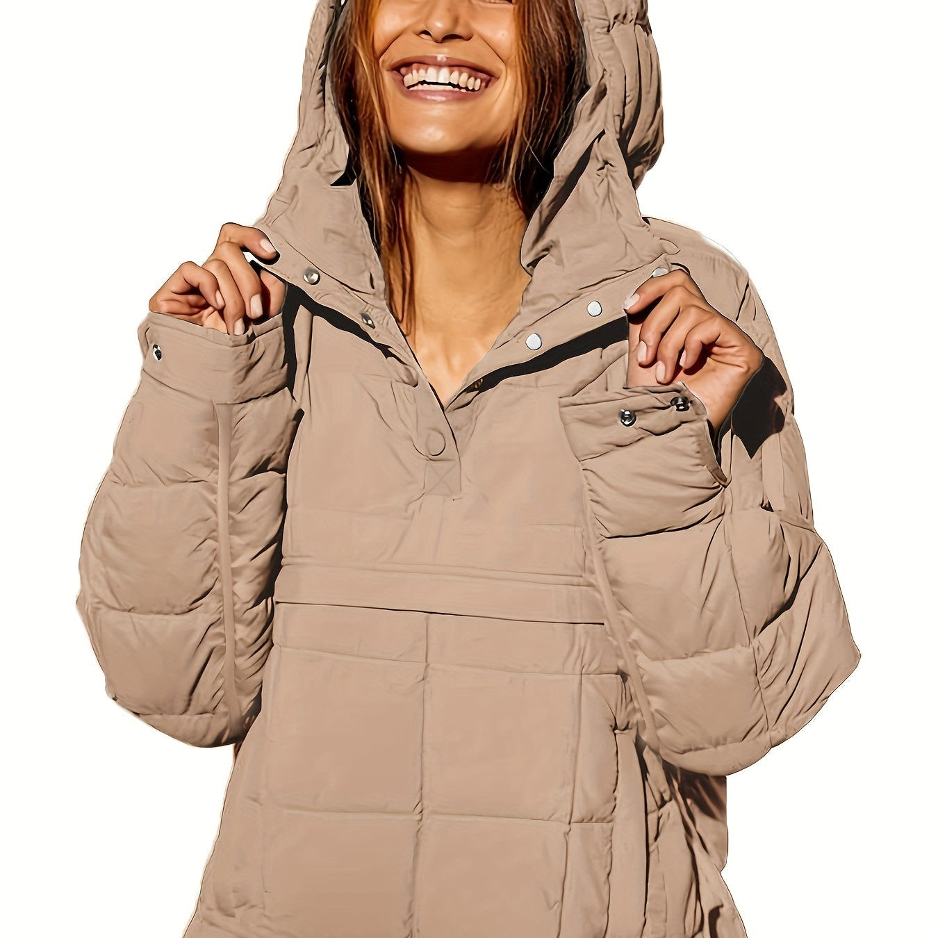 Ninthe™ Dames Gewatteerde Winterjas