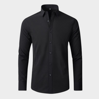 Benjamin | Classic Slim Fit Stretchable Lange Mouwen Business Shirt