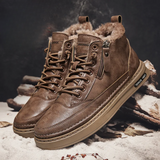 Emiel™ Winter Leren Herenboots met Warme Voering
