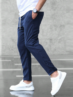 Atlden | Slim Fit Joggingbroek met Tunnelkoord
