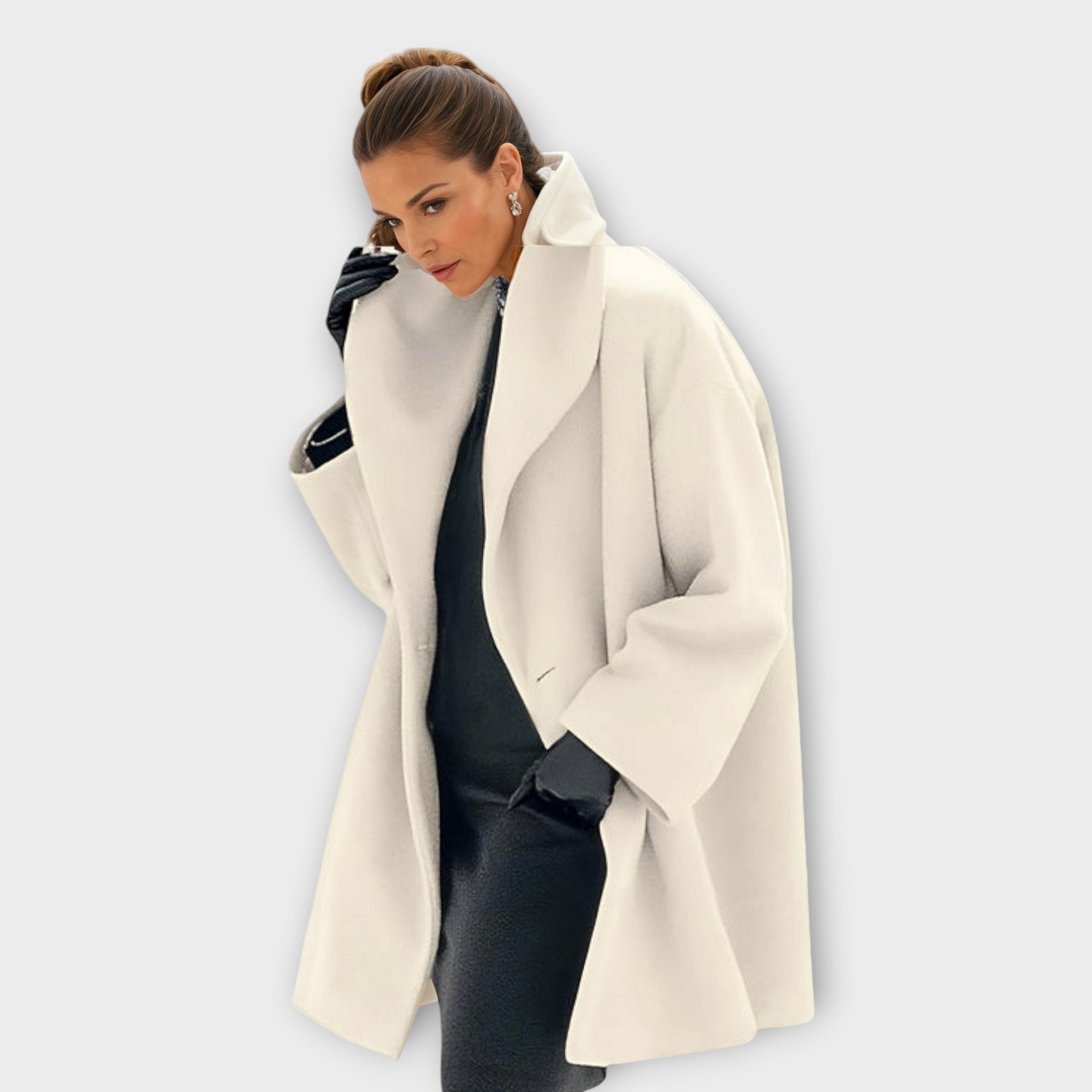 Nola™ Oversized Elegante Wolmix Jas