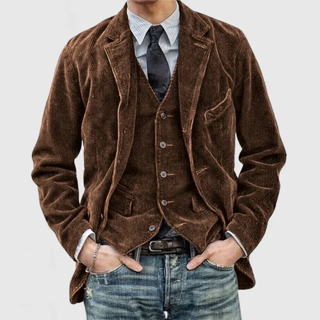 Klassiek™ Corduroy Herenblazer