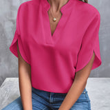 Losvallende™ Blouse | Split-Hals | Comfort en Stijl