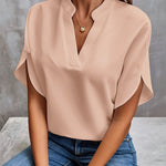 Losvallende™ Blouse | Split-Hals | Comfort en Stijl