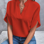 Losvallende™ Blouse | Split-Hals | Comfort en Stijl