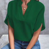Losvallende™ Blouse | Split-Hals | Comfort en Stijl
