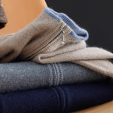 Luxe Kasjmiermix Vest voor Heren – Zachte, Warme en Tijdloze Coat