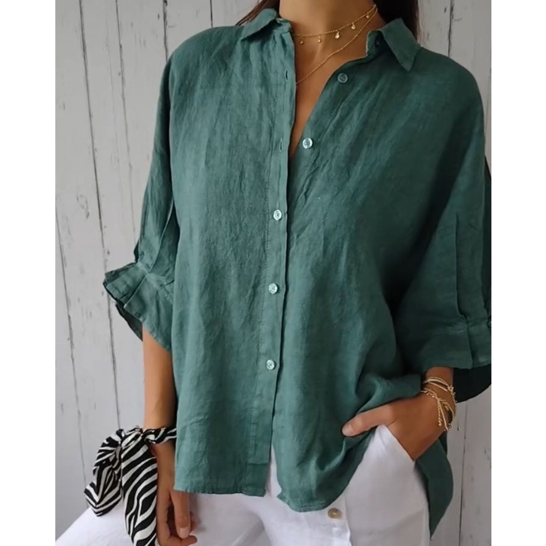 Emilie™ Dames Linnen Blouse