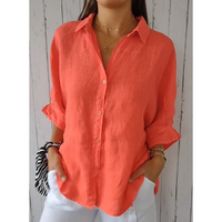 Emilie™ Dames Linnen Blouse