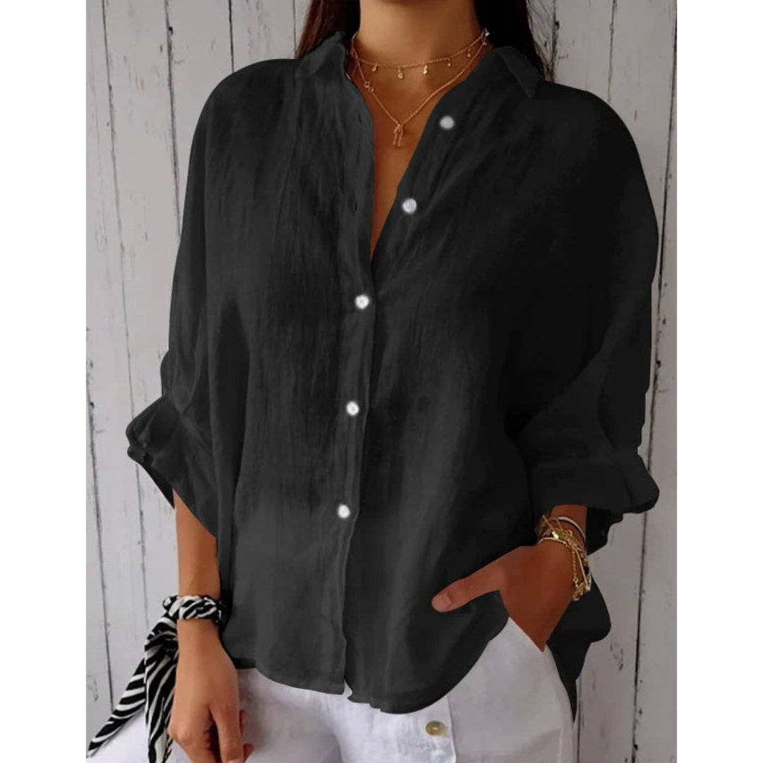 Emilie™ Dames Linnen Blouse