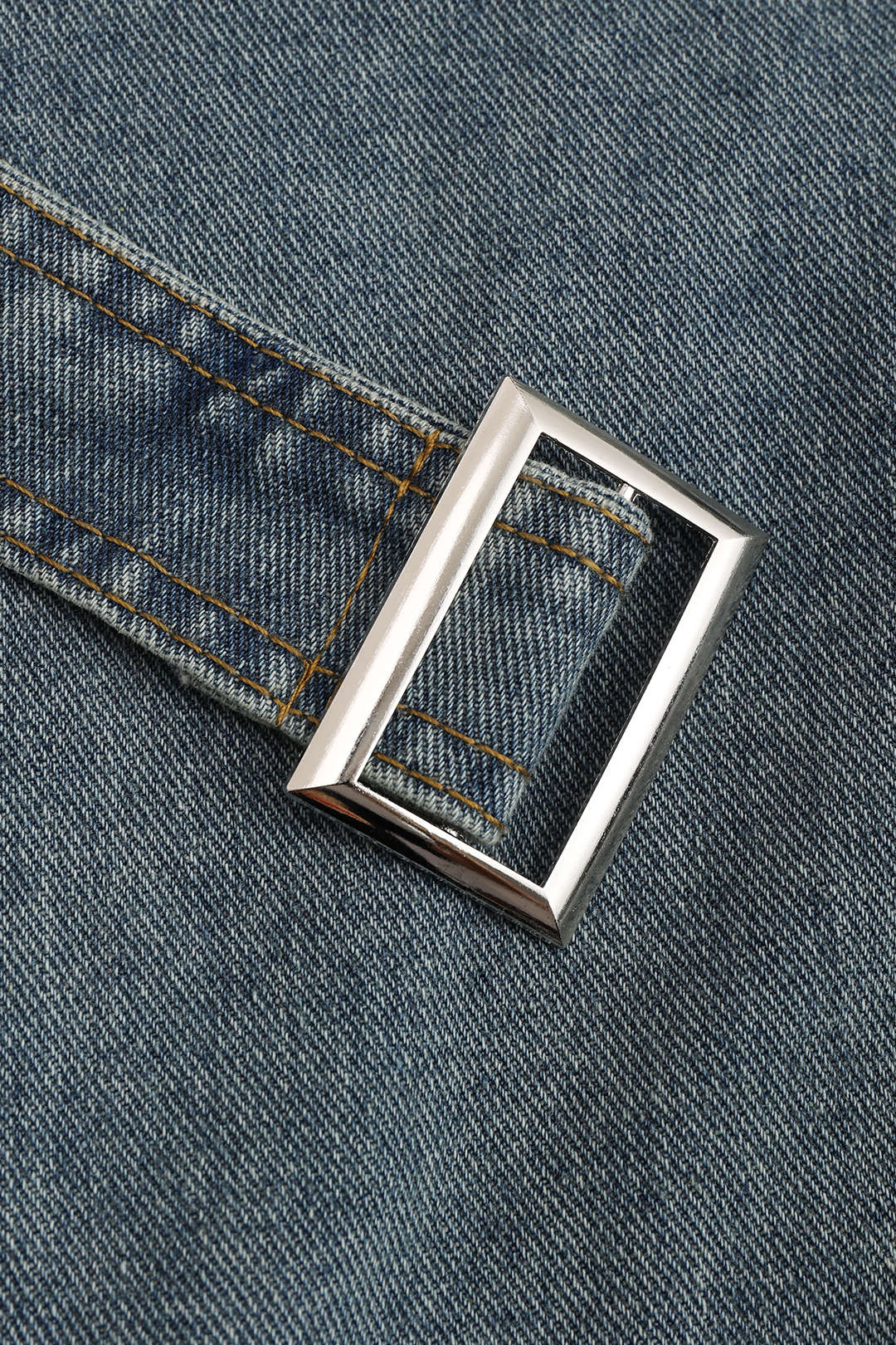 Diana | Cropped Wickeljacke van Denim – Modern en feminin