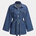 Emma | Getailleerde Denim-Jack – Modern en Veelzijdig