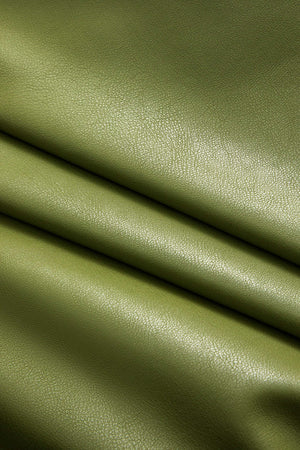 Mila | Groene Jas van Kunstleer