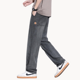 Wessel™ Heren Loose-Fit Jeans met Retro Look