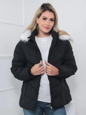 Eliane™ Warme Gewatteerde Winterjas
