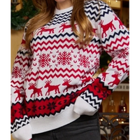 Dames Kerst Brei Trui | Klassiek Winterpatroon en Gezellige Stijl