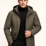 Parka Heren | Minimalistisch | Met Capuchon | Winter | Comfortabele pasvorm | Ideaal voor koude dagen