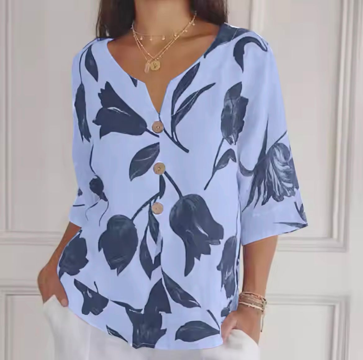 Rosie™ Zomer Bloemenshirt