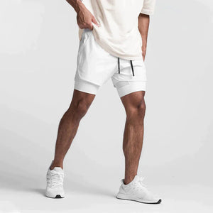 Carter™ Heren 2-in-1 Sportshort