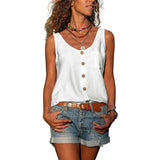WILLA - Zomerse casual mouwloze top