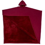 Patricia™ Luxe Fleece Poncho met Capuchon