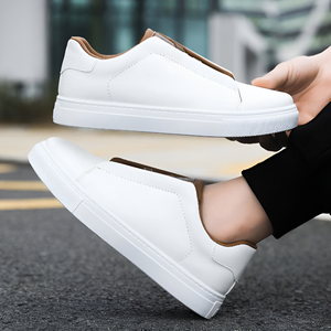 Alexander | Hoogwaardige witte herensneaker van leer
