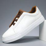 Alexander | Hoogwaardige witte herensneaker van leer